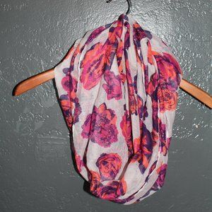 Floral Infinity Scarf